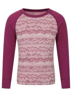 Mountain Warehouse Jacquard Merino Base Layer Set Pink Sale