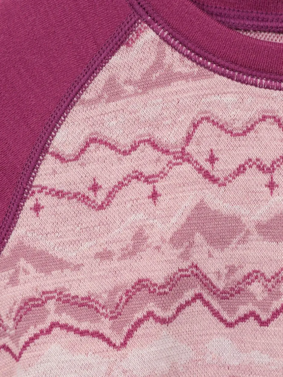 Mountain Warehouse Jacquard Merino Base Layer Set Pink Sale