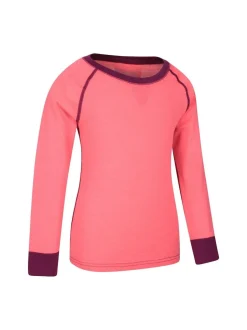 Mountain Warehouse Merino II Round Neck Baselayer Top Pink Best