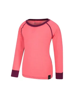 Mountain Warehouse Merino II Round Neck Baselayer Top Pink Best