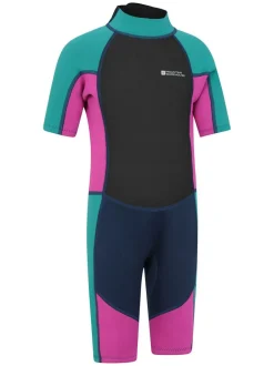 Mountain Warehouse Kids Shorty 2.5/2mm Wetsuit Purple Hot
