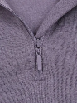 Mountain Warehouse Purple Womens Merino Zip Neck Thermal Top Best