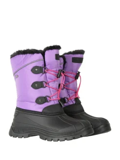 Mountain Warehouse Whistler Adaptive Snow Boots Purple/Black Clearance