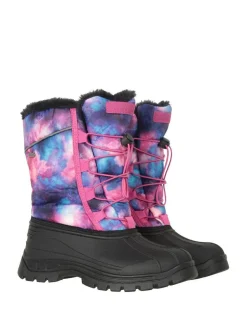 Mountain Warehouse Whistler Sherpa Lined Snow Boots Purple/Pink Online