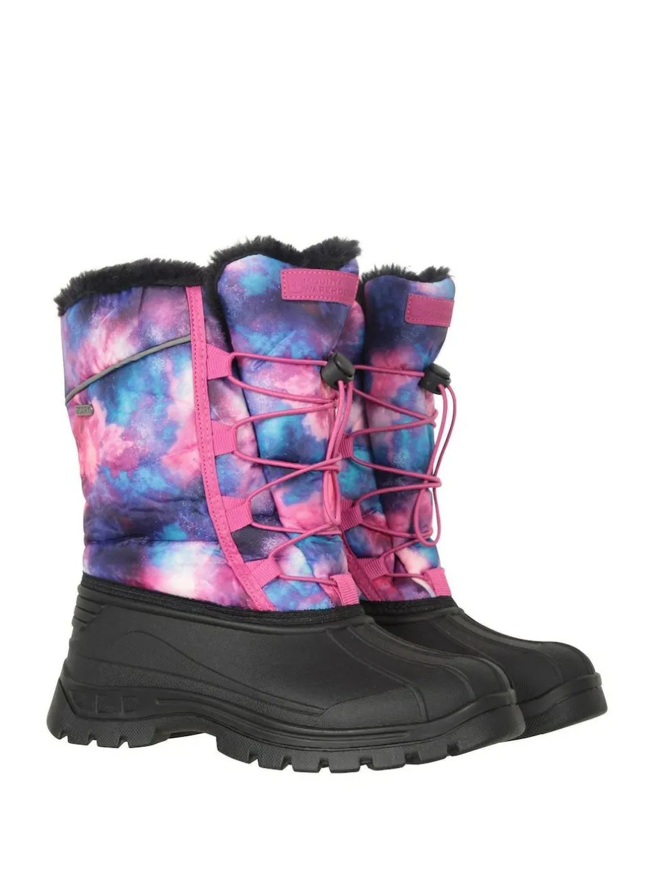 Mountain Warehouse Whistler Sherpa Lined Snow Boots Purple/Pink Online
