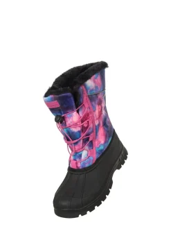 Mountain Warehouse Whistler Sherpa Lined Snow Boots Purple/Pink Online