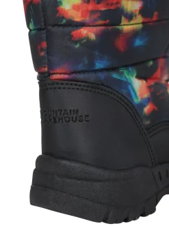 Mountain Warehouse Caribou Printed Snow Boots Red Sale