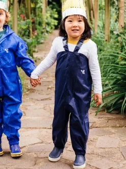 Muddy Puddles Originals Waterproof Dungarees Navy Blue Clearance