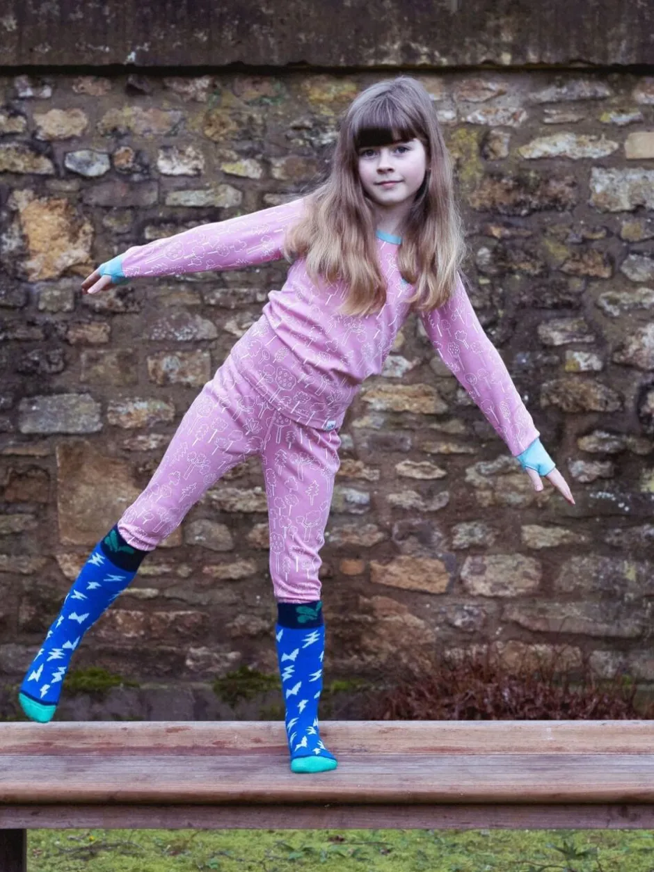 Muddy Puddles Thermal Baselayer Leggings Pink Discount