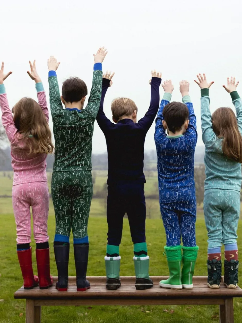 Muddy Puddles Thermal Baselayer Leggings Pink Discount