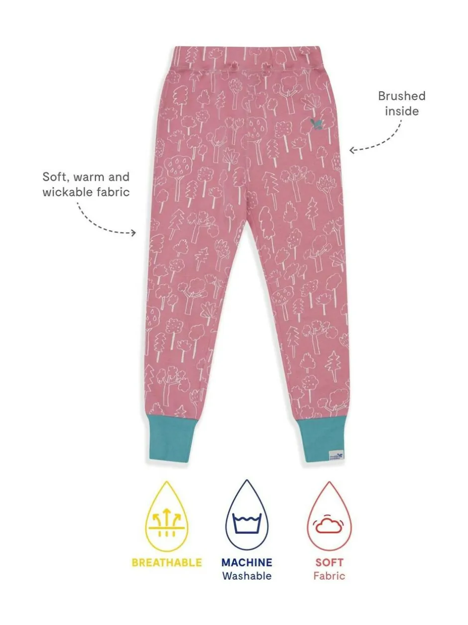 Muddy Puddles Thermal Baselayer Leggings Pink Discount