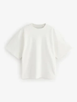 Next Multi 100% Cotton Boxy Short Sleeve T-Shirts 5 Pack Discount
