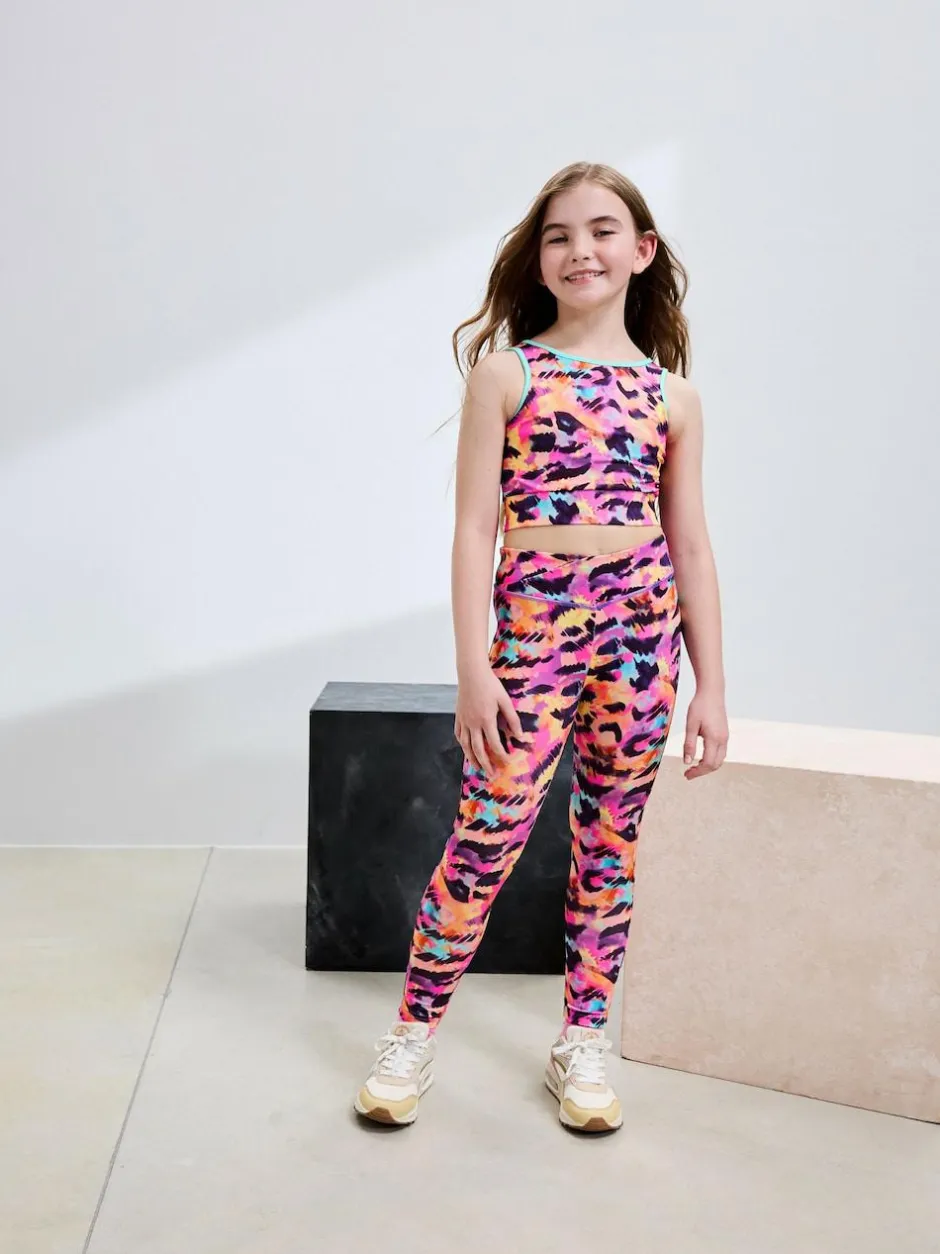 Next Sports Crop Top (5-16yrs) Multi Animal New