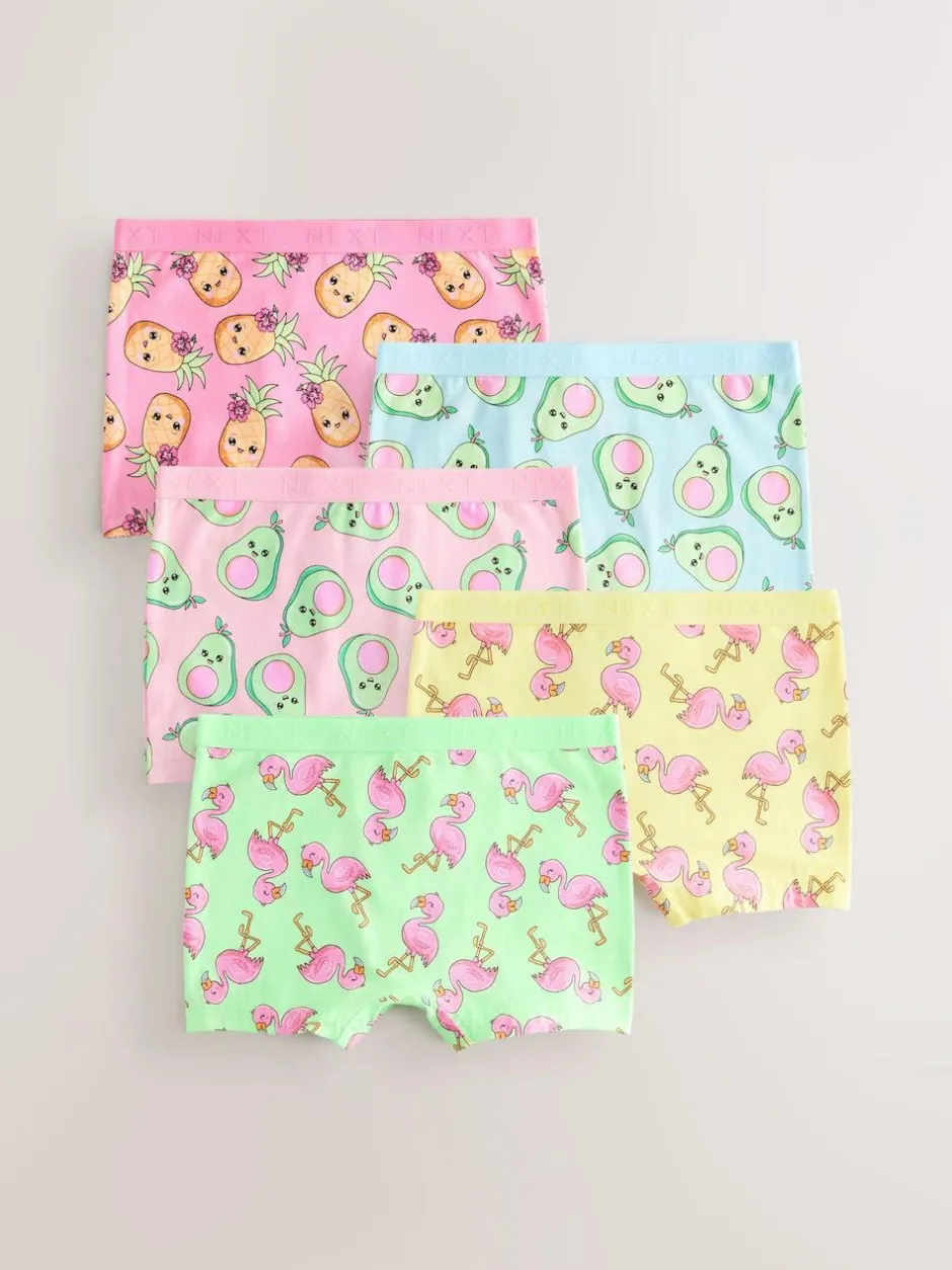 Next Short Briefs 5 Pack (2-16yrs) Multi avocado Outlet