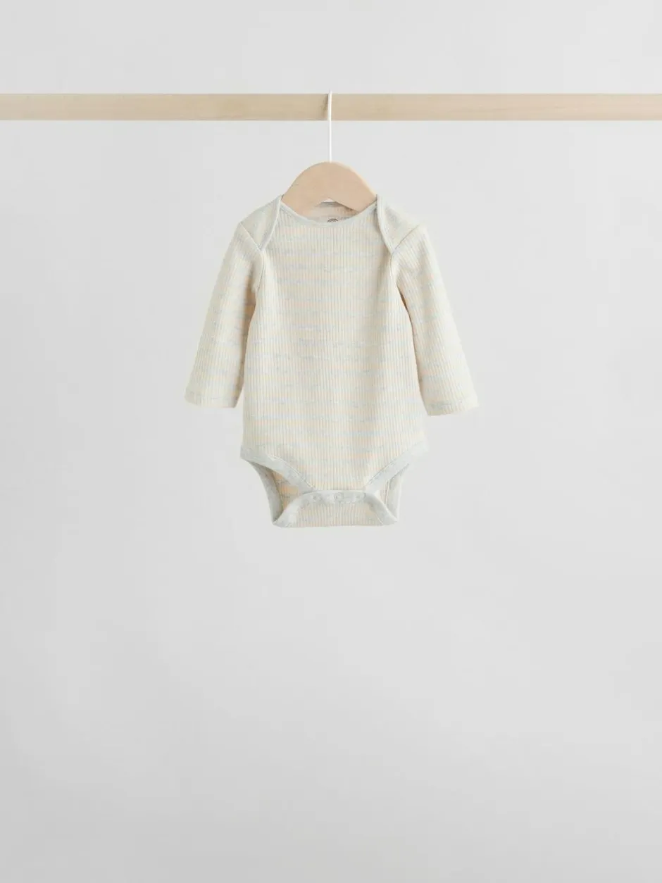 Next Baby Long Sleeve Bodysuits 5 Pack Multi New