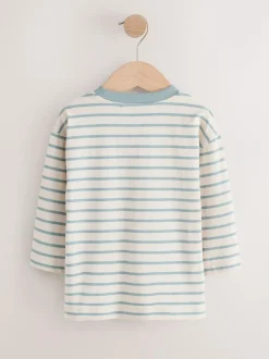 Next Multi Blue Long Sleeve T-Shirts 5 Pack (3mths-7yrs) Discount