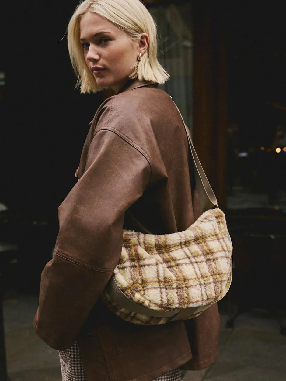 Next Multi Borg Sling Checkered Cross-Body Bag Hot