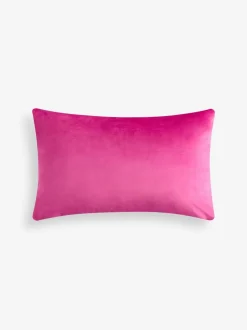 Next 40 x 59cm Cut Velvet Rio Blocks Cushion Multi Bright New