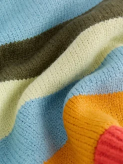 Next Multi Bright Stripe Character Cardigan (3mths-7yrs) New