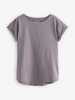 Next Multi Cap Sleeve 100% Cotton T-Shirts 7 Pack New