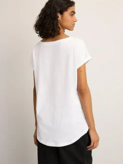 Next Multi Cap Sleeve 100% Cotton T-Shirts 7 Pack New