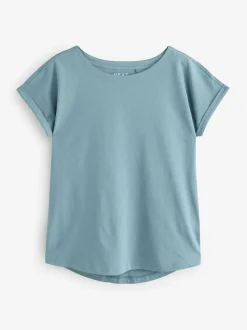 Next Multi Cap Sleeve 100% Cotton T-Shirts 7 Pack New