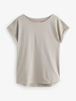 Next Multi Cap Sleeve 100% Cotton T-Shirts 7 Pack New