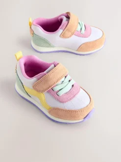 Next Standard Fit (F) First Walker Trainers Multi Colourblock Clearance