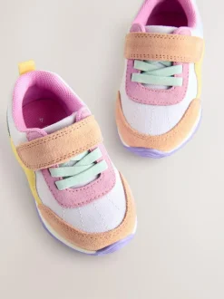 Next Standard Fit (F) First Walker Trainers Multi Colourblock Clearance