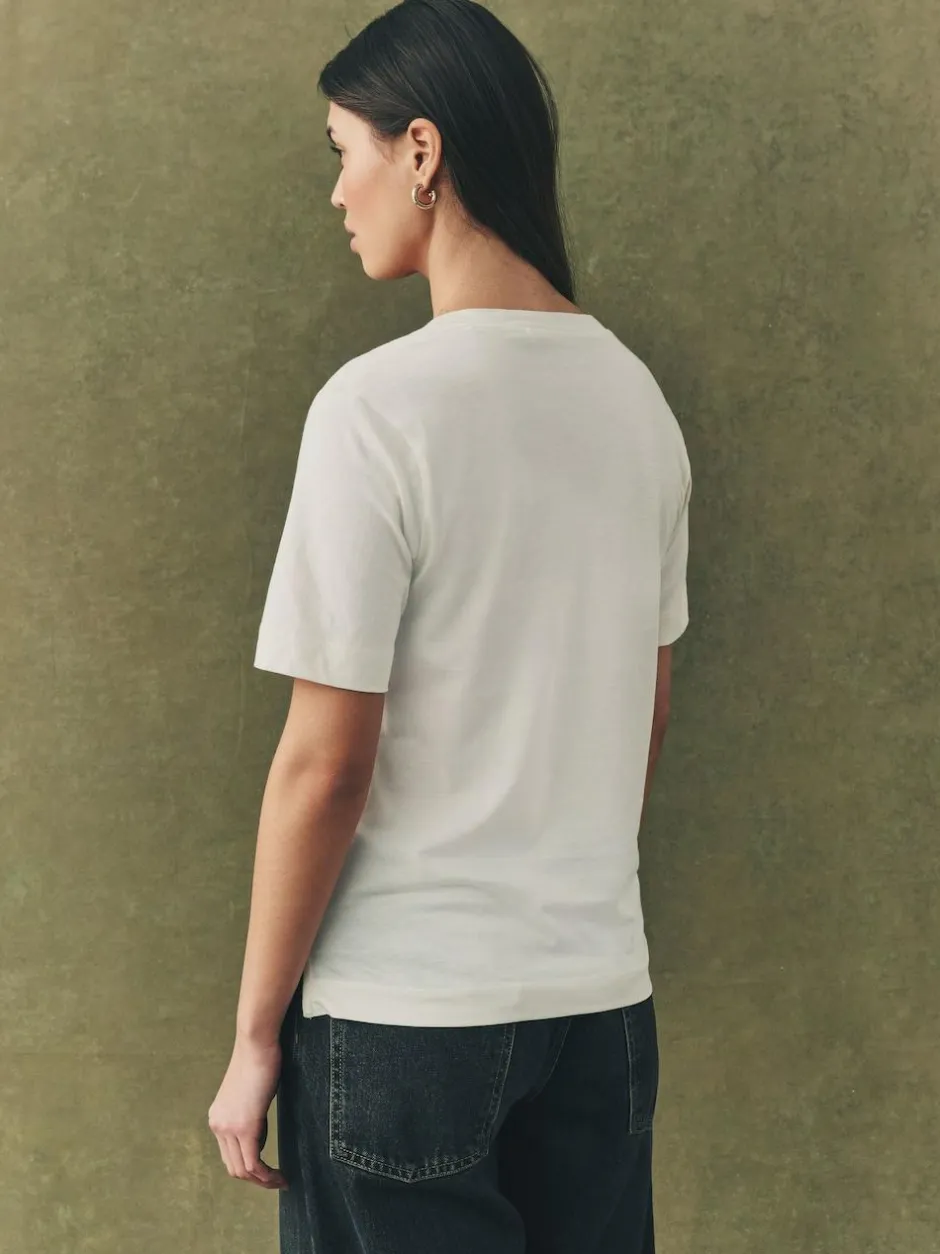 Next Multi Cotton Modal Slouch T-Shirt 5 Pack Sale