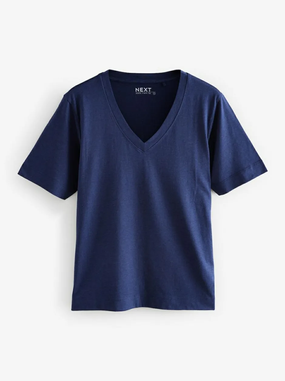 Next Multi Cotton Modal Slouch T-Shirt 5 Pack Sale