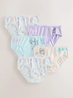 Next Multi Disney Frozen Print Briefs 5 Pack (1.5-10yrs) Outlet