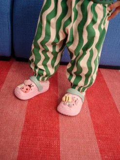 Next Faux Fur Lined Clog Slippers Multi New