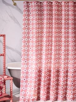 Next Multi Heart Shower Curtains Outlet