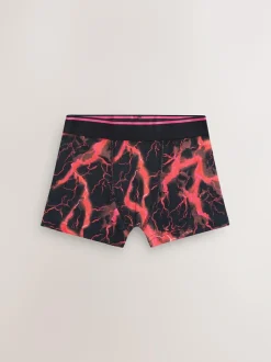 Next Boxers 7 Pack (3-16yrs) Multi Lightning Print New