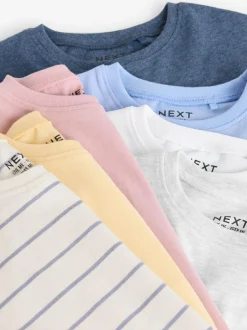 Next Multi Long Sleeve T-Shirts 7 Pack (3mths-7yrs) Clearance