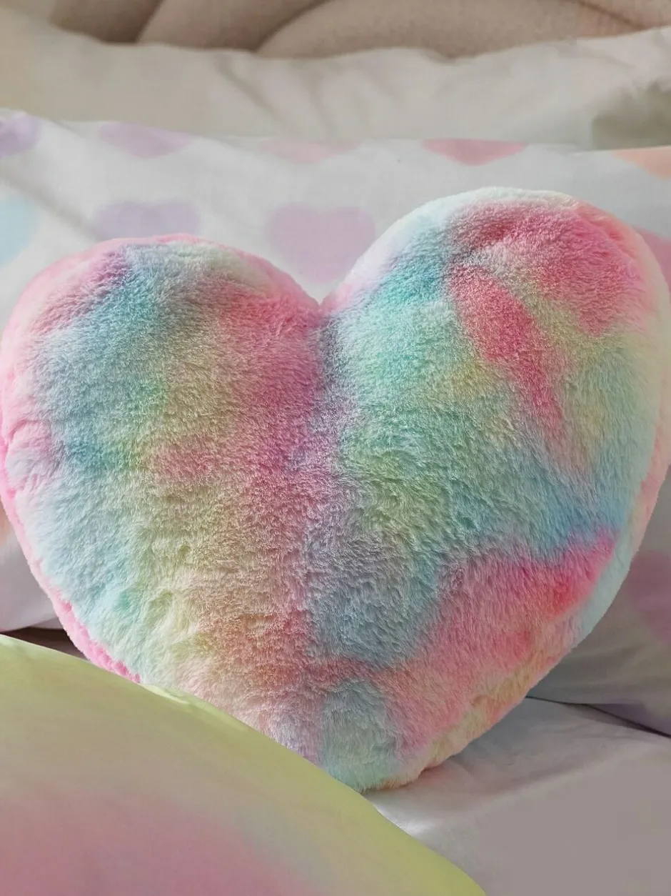 Next Multi Ombre Rainbow Heart Cushion Discount