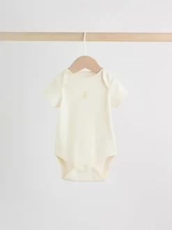 Next Multi Pastel Character 7 Pack Short Sleeve Baby Bodysuits Discount