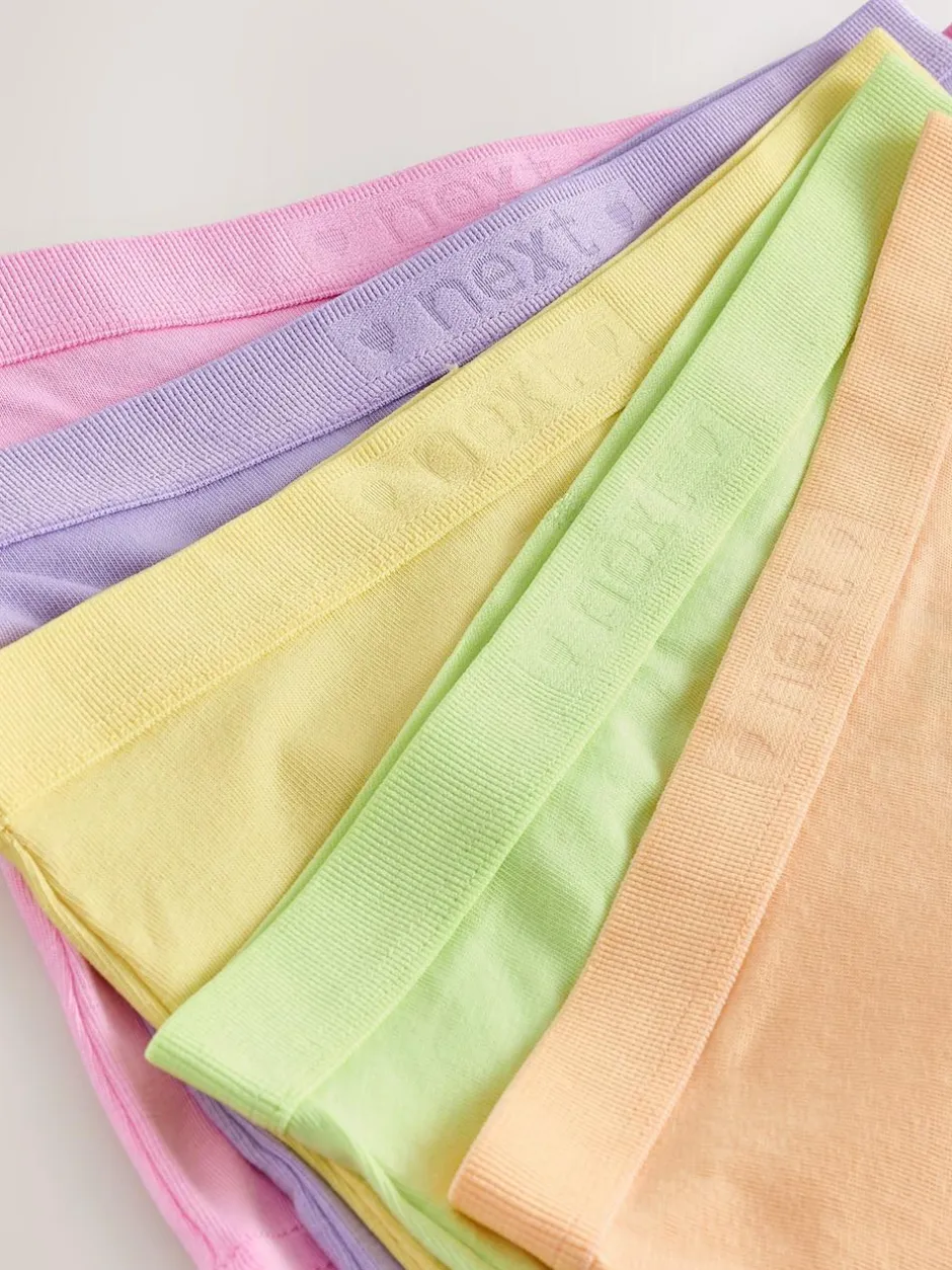 Next Short Briefs 5 Pack (2-16yrs) Multi Pastel Hot