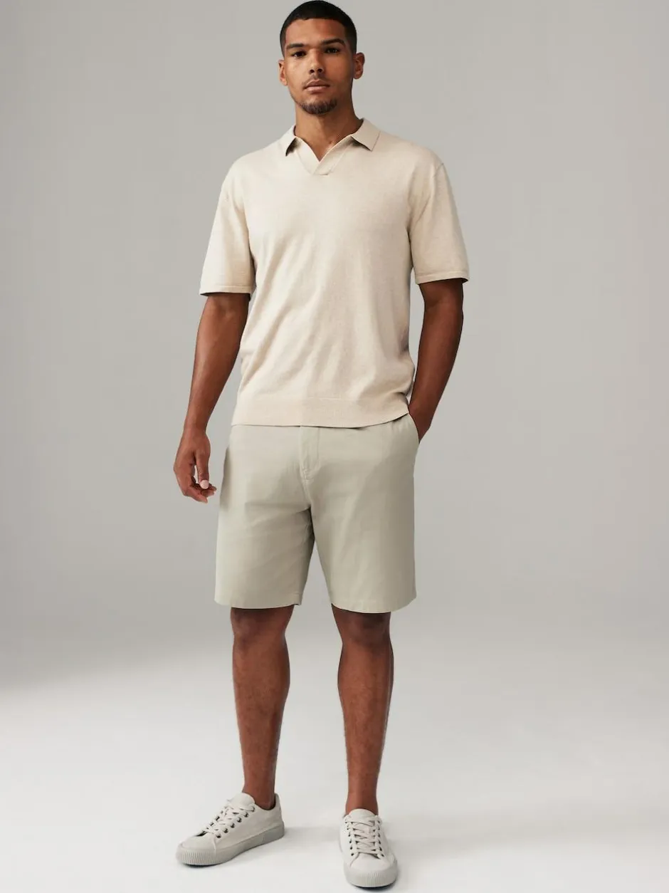 Next Straight Fit Stretch Chino Shorts 4 Pack Multi Pastel New
