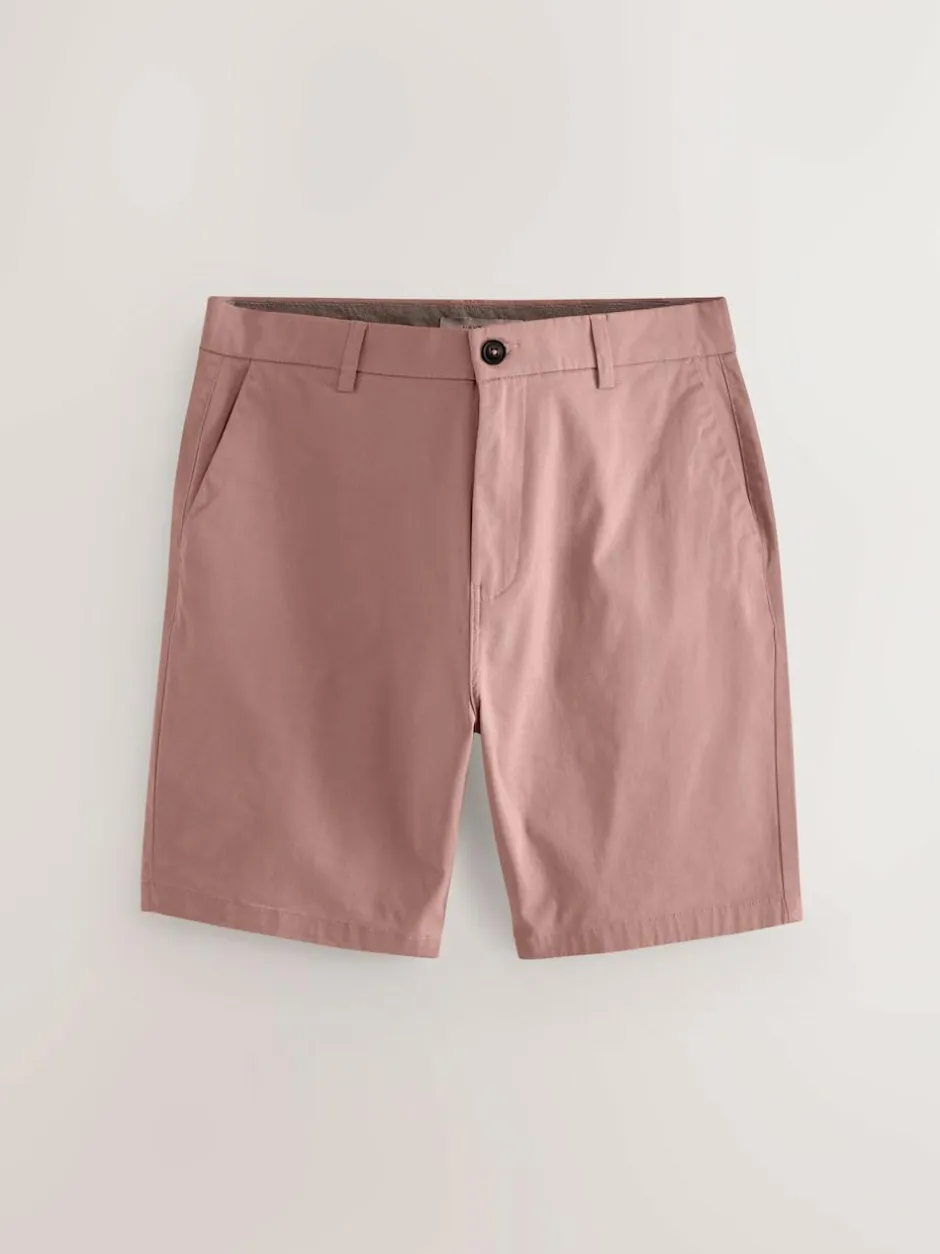 Next Straight Fit Stretch Chino Shorts 4 Pack Multi Pastel New