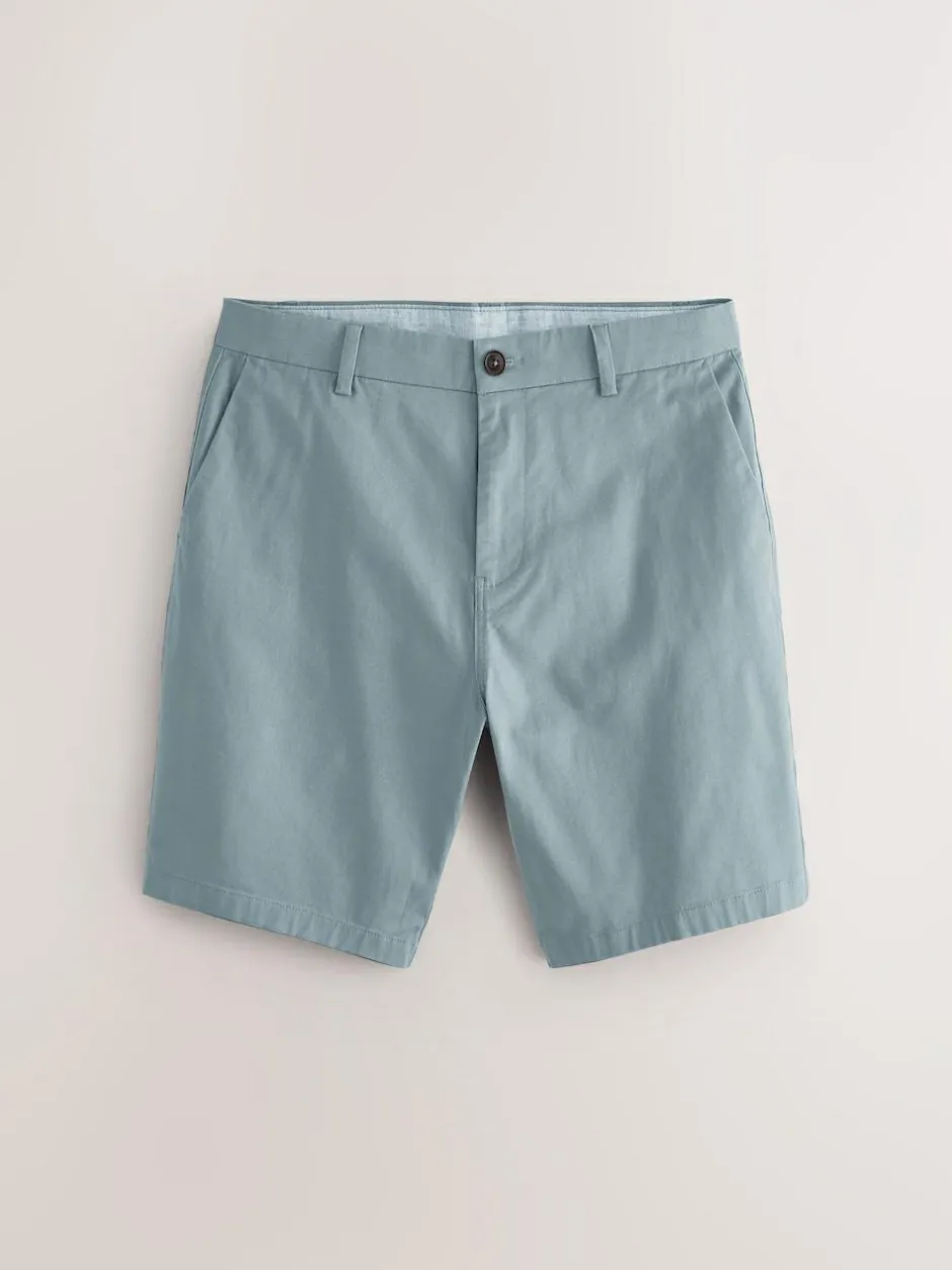 Next Straight Fit Stretch Chino Shorts 4 Pack Multi Pastel New