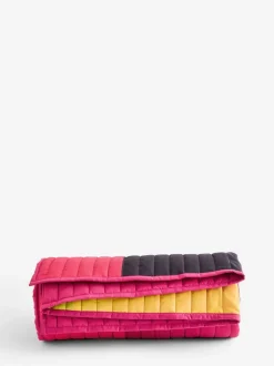 Next Multi Quilted Stripe Bedspread Outlet