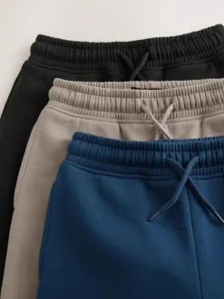 Next Multi Regular fit 3 Pack Non Cuff Regular Fit Joggers (3-16yrs) Discount