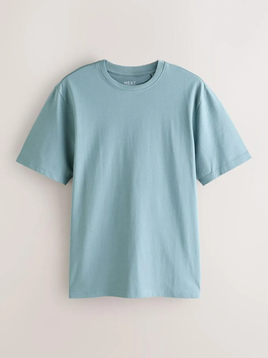 Next Multi Regular Fit Essential Cotton T-Shirts 6 Pack Sale