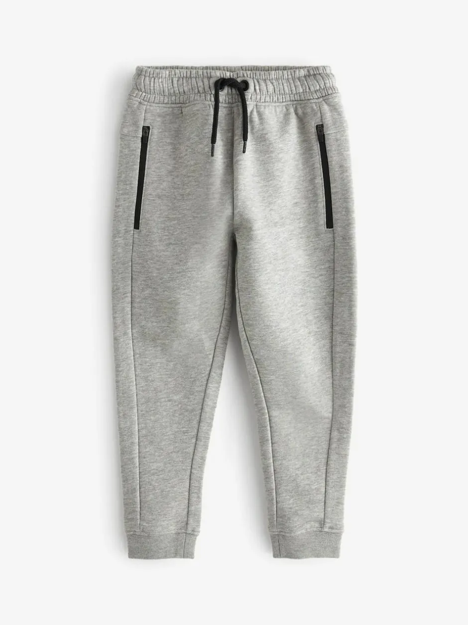 Next Slim Fit Zip Joggers 3 Pack (3-16yrs) Multi