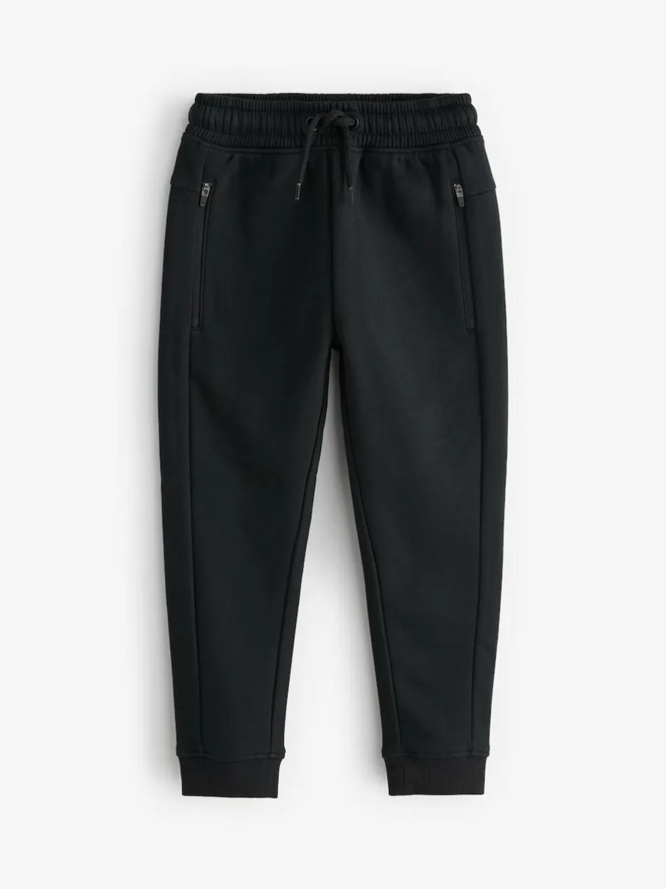 Next Slim Fit Zip Joggers 3 Pack (3-16yrs) Multi