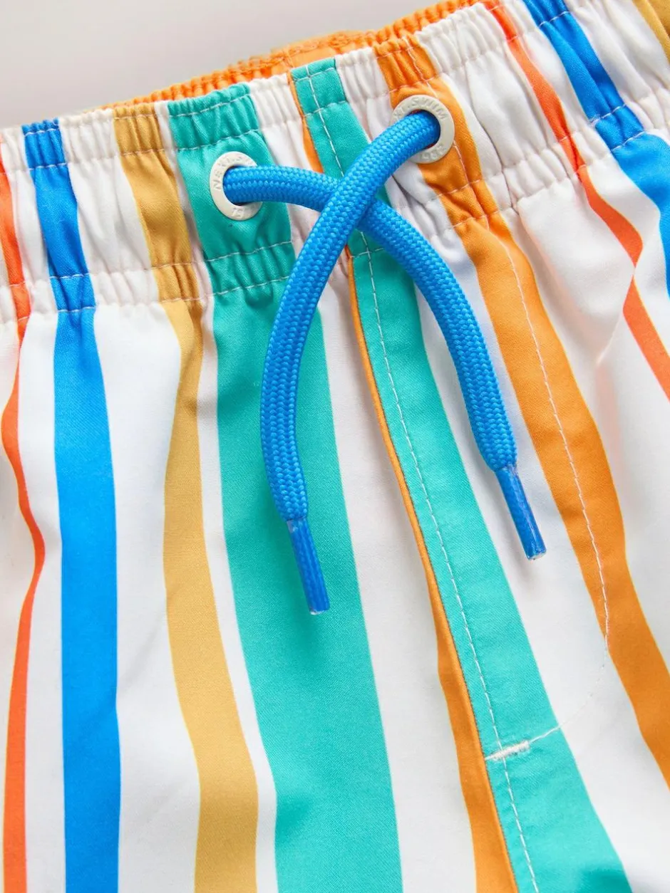 Next Printed Swim Shorts (3mths-7yrs) Multi Stripe Hot