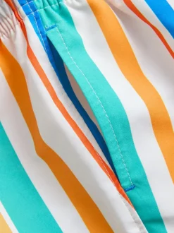 Next Printed Swim Shorts (3mths-7yrs) Multi Stripe Hot