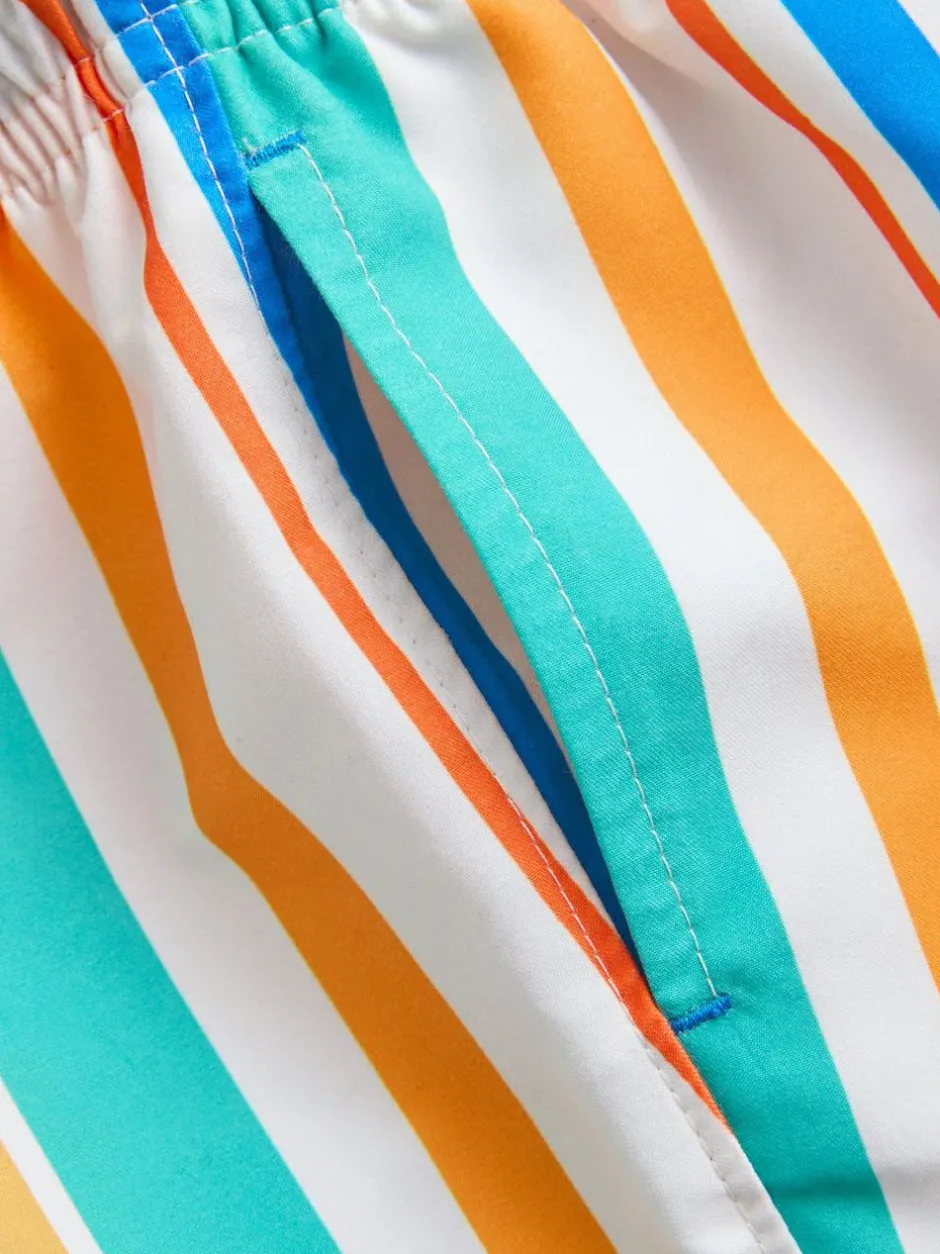 Next Printed Swim Shorts (3mths-7yrs) Multi Stripe Hot